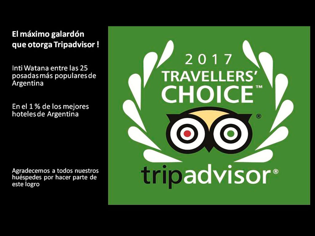 Tripadvisor: en el 1% de los hoteles más apreciados a nivel mundial Posada con encanto Tafi del Valle
