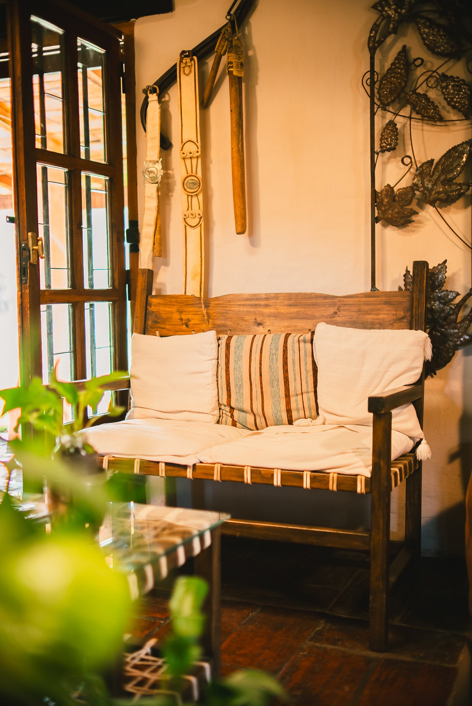 Un rincon para la lectura, el descanso de Posada Inti Watana, hotel de campo en Tafi del Valle
