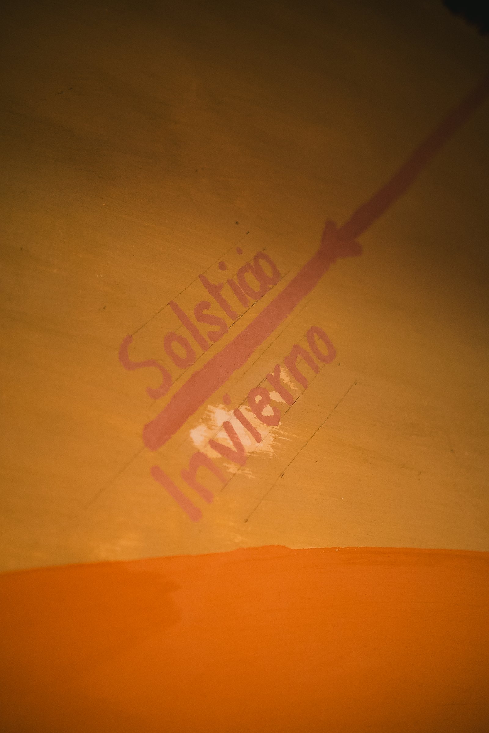 Lineas de los Solsticio en Posada Inti Watana, hotel temático astronómico
en Tafí del Valle