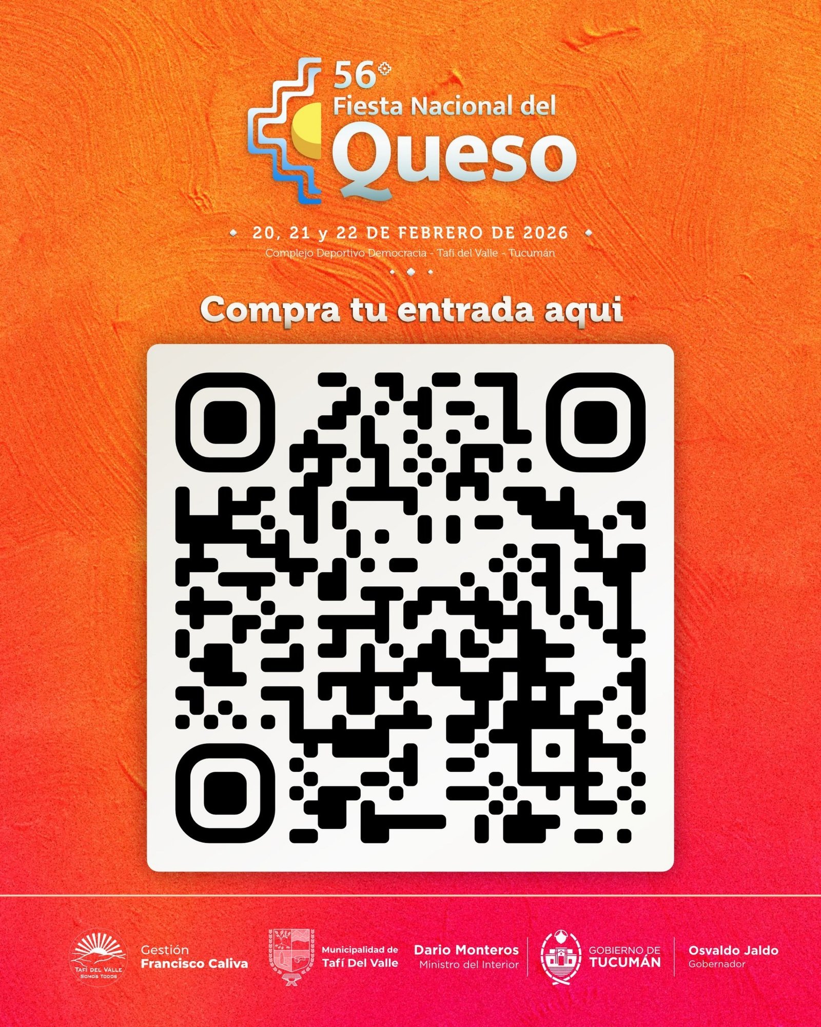 56 Fiesta Nacional del Queso - Adquirí tu entrada